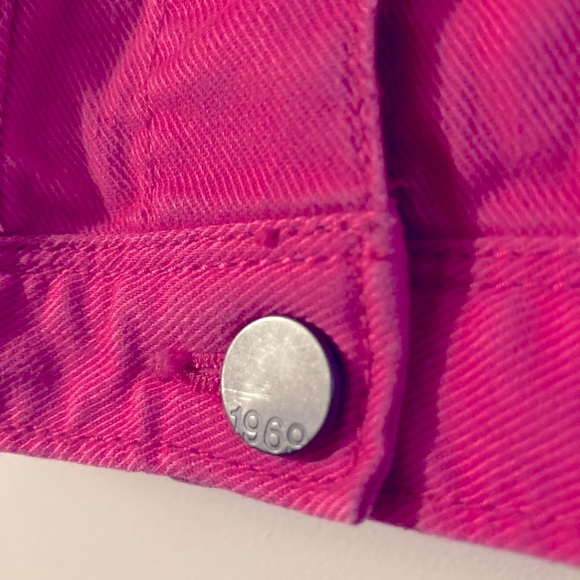 GAP Hot Pink Denim Vest Toddler Size 2 GAP 1969 - Picture 4 of 7